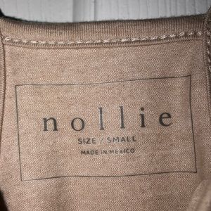 Nollie Tops - Nude fitted halter top Nollie Tops - Nude fitted halter top